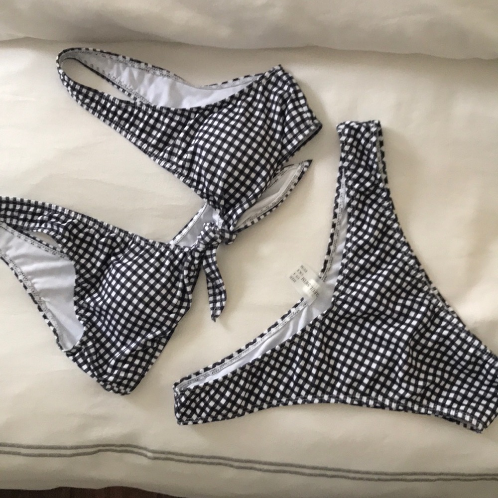 Zaful Gingham Style Bikini